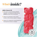 Image 5 for Kids Vitamin D3 gummies Strawberry 10 µg 90 Gummies
