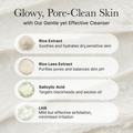 Image 2 for Rice + LHA Pore Control Rice Cake Cleanser 150g