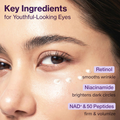 Image 3 for No.9 NAD+ Retinol Volumetox Eye Cream 10ml