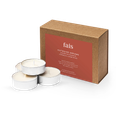 Image 1 for Outdoor Dreams Tealights Set of 4 Citronella + Cedar Wood