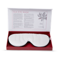 Image 4 for 100% Mulberry Silk Eye Mask Cruelty-Free - White