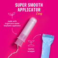 Image 3 for Organic Cotton Applicator Tampon Combo Pack 6 Super and 6 Super Plus