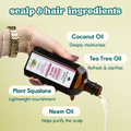 Image 5 for Coconut & Tea Tree Scalp & Hair Oil 150ml