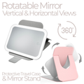 Image 3 for Stylpro On Tour Petite Travel Mirror