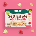 Image 5 for Settled Me + Gut Health White Choc & Raspberry 12 packs x 5 bars