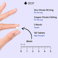 Image 3 for Zinc With Copper 50mg per serving - 120 Tablets | General Wellbeing