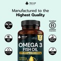 Image 5 for Omega 3 Fish Oil Supplements EPA 660mg & DHA 440mg, 2000mg per serving - 180 Softgels