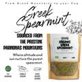 Image 3 for APSOGO Organic Spearmint Tea Loose Leaf Herbal Tea from Greece - 100g