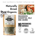 Image 4 for APSOGO Organic Herbal Infusion Tea Loose Leaf Tea mix with Sage, Mountain Tea, Dittany, Peppermint & Lemon Balm - 100g