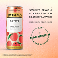 Image 3 for Sparkling Revive Sweet Peach & Apple with Elderflower 250 ml
