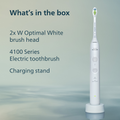 Image 2 for Series 4000 Sonicare White Electric Toothbrush