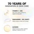 Image 4 for Vitamin C Face Moisturiser Day Cream + AHA, Niacinamide. Brightening Skincare, 40ml