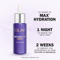 Image 5 for Retinol 24 MAX Night Serum for Face. Anti Ageing Renewal Skincare, 40ml