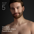 Image 5 for Braun Series X, Beard Trimmer & Body Shaver For Face & Body Hair, XT5100