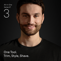 Image 3 for Braun Series X, Beard Trimmer For Facial Hair Removal, XT3100