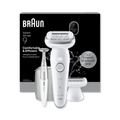 Image 2 for Braun Silk·épil 9, Wet & Dry Epilator, Lasting Smooth Skin, 9-241, Silver