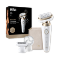 Image 1 for Braun Silk·épil 9 Flex, Wet & Dry Epilator, Lasting Smooth Skin, 9-060 3D, Gold