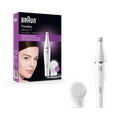 Image 1 for Braun Face 810 Facial Epilator and Facial Cleansing Brush plus Additional Battery