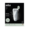 Image 3 for Braun Silk·épil 7, Wet & Dry Epilator for Lasting Smooth Skin, 7-060, Silver