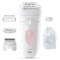 Image 5 for Braun Silk·épil 5, Wet & Dry Epilator, Easy Hair Removal, Lasting Smooth Skin, 5-041, Flamingo Pink