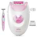 Image 3 for Braun Silk·épil 3, Corded Epilator, Lasting Smooth Skin, 3-202, Pink