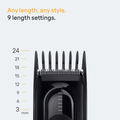 Image 4 for Braun Hair Clipper Series 5, +2 Styling Tools, Lifetime Sharp Blade, 9 Lengths, HC5510, Black
