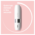 Image 4 for Braun Face Mini Hair Remover FS1000, Electric Facial Hair Removal for Women, White