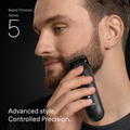 Image 5 for Braun Beard Trimmer Series 5, +2 Styling Tools, 20 Lengths, Sharp Blade, BT5500, Black