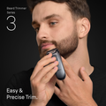 Image 4 for Braun Beard Trimmer Series 3, +5 Styling Tools, 40 Lengths, Sharp Blade, BT3560, Grey