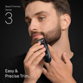 Image 2 for Braun Beard Trimmer Series 3, +2 Styling Tools, 20 Lengths, Sharp Blade, BT3500, Black