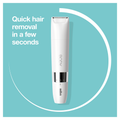 Image 3 for Braun Body Mini Trimmer BS1000, Electric Body Hair Removal for Women and Men, White