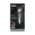 Image 2 for Braun Body Groomer Series 7, +6 Grooming Tools, Trim & Shave, Waterproof, BG7550, Grey