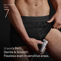 Image 4 for Braun Body Groomer Series 7, +6 Grooming Tools, Trim & Shave, Waterproof, BG7550, Grey
