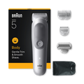 Image 1 for Braun Body Groomer Series 5, +6 Grooming Tools, Trim & Shave Hair, Waterproof, BG5550, Grey