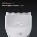 Image 4 for Braun Body Groomer Series 5, +6 Grooming Tools, Trim & Shave Hair, Waterproof, BG5550, Grey