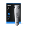 Image 1 for Braun Body Groomer Series 3, +2 Grooming Tools, Groom & Trim, Waterproof, BG3500, Grey