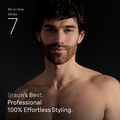 Image 4 for Braun All-in-One Series 7, 15in1 Grooming Kit, ProBlade, AutoSense, AIO7580, Blue
