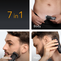 Image 4 for Braun All-in-One Kit Series 5, 7in1 Grooming, Sharp Blade, Body Trim, AIO5520, Grey