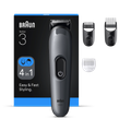 Image 1 for Braun All-in-One Series 3, 4in1 Grooming Kit, Sharp Blade, 14 Lengths, AIO3500, Grey