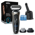 Image 2 for Braun Electric Shaver, Series 7, With SmartCare Center, EasyClick Attachments, 72-C7650cc, Gold