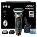 Image 3 for Braun Electric Shaver, Series 7, With SmartCare Center, EasyClick Attachments, 72-C7650cc, Gold