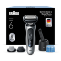 Image 1 for Braun Series 6 Electric Shaver, SmartCare Center, +2 Attachments, 62-S7650CC, Silver