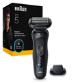 Image 3 for Braun Series 5 Electric Shaver, Up to 50 min, +1 Attachment, 52-N1200S, Black