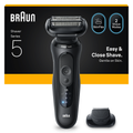 Image 5 for Braun Series 5 Electric Shaver, Up to 50 min, +1 Attachment, 52-N1200S, Black
