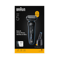 Image 1 for Braun Series 5 Electric Shaver, Up to 50 min, SmartCare Center, 52-B7000CC, Blue