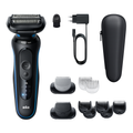 Image 3 for Braun Series 5 Electric Shaver, Up to 50 min, +2 Attachments, 52-B1650S, Blue
