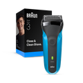 Image 1 for Braun Series 3 Electric Shaver, Wet & Dry, 310S, Blue