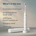 Image 3 for Sonicare 6500 Series Toothbrush White with Travel Case