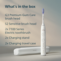 Image 3 for 7100 Toothbrush White and Black with Charging Case