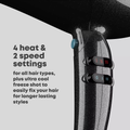 Image 5 for REVAMP Progloss Featherlite Ultra X Shine Hair Dryer - Black